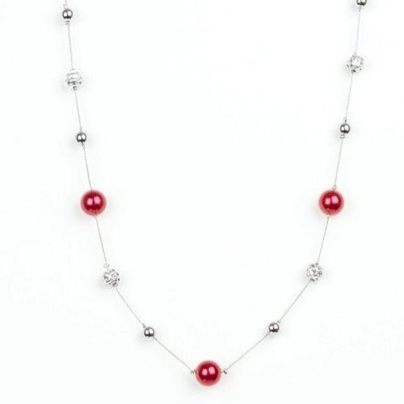 Eloquently Eloquent Red Necklace